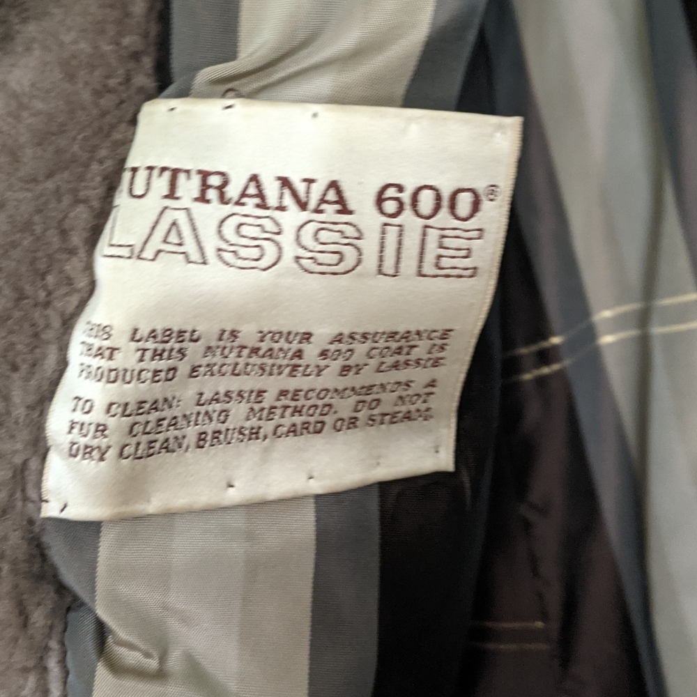 Lassie Nutrana 600® Faux Fur Coat – Vintage M - Picture 3 of 6